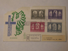 VATICAN REGISTERED COVER  1956 - Otros & Sin Clasificación