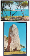 LOTTO 2 CARTOLINE ITALIA FOGGIA GARGANO VIESTE Italy Postcards Set ITALIEN Ansichtskarten - Foggia
