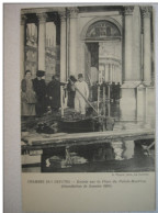 PARIS CHAMBRE DES DEPUTES ENTREE SUR LA PLACE DU PALAIS BOURBON - La Crecida Del Sena De 1910