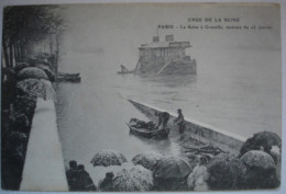 PARIS SEINE A GRENELLE MATINEE DU 23 JANVIER - Paris Flood, 1910