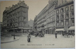 PARIS GARE SAINT LAZARE PUBLICITE ATLANTIC HOTEL - Paris (08)