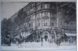 PARIS THEATRE DE VAUDEVILLE BOULEVARD DES ITALIENS - Otros & Sin Clasificación