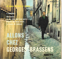 EP 45 RPM (7") Georges Brassens  "  Allons Chez Georges Brassens  " - Otros - Canción Francesa
