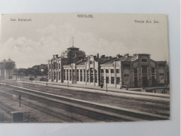 Siedlce, Bahnhof, Stacja Kol.Zel., Lublin, Deutsche Feldpost, 1917 - Polen