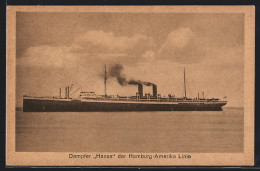 AK Dampfer Hansa Der Hamburg-Amerika-Linie  - Paquebote