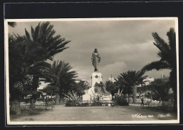 AK Floriana, Denkmal Und Palmen  - Malta