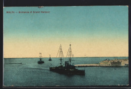 AK Malta, Entrance Of Grand Harbor  - Malta