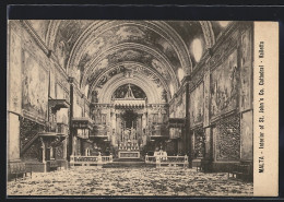 AK Valletta, Interior Of St. John`s Co. Cattedral  - Malte