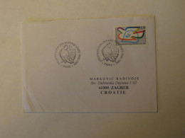 FRANCE COVER TO CROATIA 1995 - Other & Unclassified