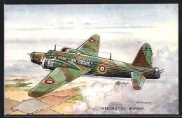 Künstler-AK Wellington Bomber Der Royal Air Force  - 1939-1945: 2nd War