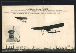 AK Aviateur Mamet Sur Monoplan Blériot  - Autres & Non Classés