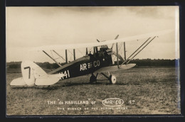 AK Flugzeug De Havilland Am Boden  - Sonstige & Ohne Zuordnung
