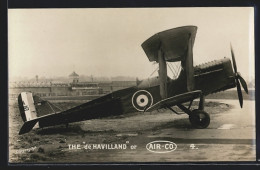 AK Flugzeug De Havilland Airco 4  - 1914-1918: 1ère Guerre