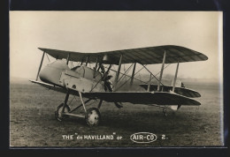 AK Flugzeug De Havilland 2 Auf Dem Landeplatz  - 1914-1918: 1. Weltkrieg