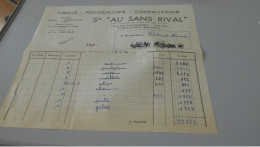 CHATEAUDUN   AU SANS RIVAL TISSUS NOUVEAUTES CONFECTIONS - 1900 – 1949