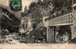 N°3221 W -cpa Chemin De Fer De Chamonix - Obras De Arte