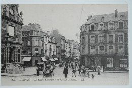 Cpa DIEPPE La Société Générale Et La Rue De La Barre - BL85 - Dieppe