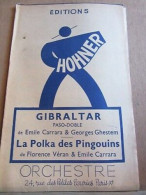 Pasos Dobles Gibraltar La Polka Des Pingouins Carrara Ghestem - Partitions Musicales Anciennes