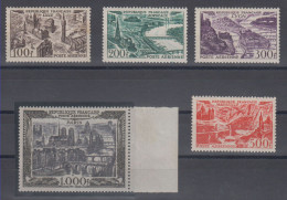 France Airplanes Series Mi#861/5 1949 MNH ** - Nuevos