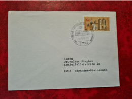 Lettre ALLEMAGNE 1980  REICHNAU INSEL AM BODENSEE KLOSTER - Other & Unclassified
