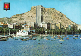 ESPAGNE - Alicante - Château De Sainte Barbara Et Port - Colorisé - Carte Postale - Alicante