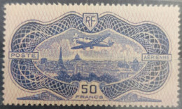France Airplane 50 Francs Stamp Mi#321 1936 MNH ** - Ungebraucht