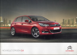 Dépliant Citroën C4 2010, Photos Berline, EHDI, Intérieures - Reclame