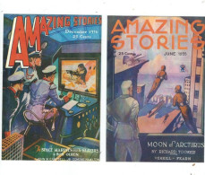 AMERCAN COMIC BOOK  ART COVERS ON 2 POSTCARDS  SCIENCE  FICTION   LOT 9 - Contemporánea (desde 1950)