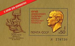 Russia USSR 1981 Cosmonautics Day. Bl 150 - Unused Stamps