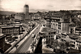 N°3230 W -cpsm Lausanne -le Grand Pont Et La Tour Métrople Bel Air- - Lausanne