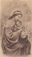 Santino Fustellato Madonna Col Bambino - Devotion Images