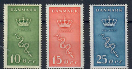 DANMARK DANIMARCA 1929 PRO OPERA CONTRO IL CANCRO SERIE COMPLETA MH/* - Nuovi