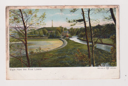 SCOTLAND - Elgin From The River Lossie Used Vintage Postcard - Moray