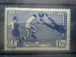 France Football 1.75 Fr Mi#427 1938 MNH ** - Ungebraucht