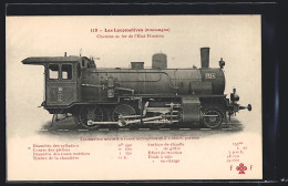 AK Eisenbahn, Chemin De Fer De L`Etat Prussien 1004  - Treinen