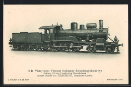 AK Hanomag, Hannover-Linden, 2 B-Vierzylinder Verbund Nassdampf-Schnellzuglokomotive, Gattung S 5  - Trenes