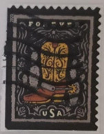 VEREINIGTE STAATEN ETATS UNIS USA 2021 WESTERN WEAR: COWBOY BOOT F USED ON PAPER SN 5617 MI 5850 YT 5459 - Used Stamps