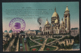 AK Paris, Funiculaire Et Basilique Du Sacré-Coeur De Montmartre, Kleiner Anhänger  - Autres & Non Classés