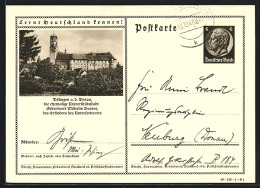 AK Dillingen A. D. Donau, Schloss, Ganzsache Lernt Deutschland Kennen  - Briefkaarten