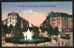 AK Köln-Neustadt, Barbarossaplatz Und Hohenstaufenring, Strassenbahn  - Tramways