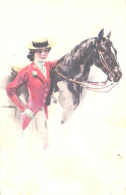 Usabal:Glamour Lady With Horse, WSSB Serie 5051, Pre 1919 - Usabal
