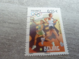 Jeux Olympiques D'Eté à Pékin - Tennis Et Course à Pied - 0.55 € - Yt 4223 - Multicolore - Oblitéré - Année 2008 - - Ete 2008: Pékin