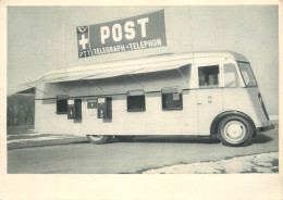 Postcard Switzerland Automobile Mobile Post Office - Autres & Non Classés