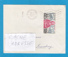 LETTRE DE MEUDON LA FORET,AVEC TIMBRE " RICHELIEU",POUR LUXEMBOURG,1970. - Covers & Documents