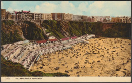 Tolcarne Beach, Newquay, Cornwall, 1962 - Harvey Barton Postcard - Newquay