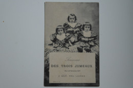 Cpa Souvenir Des Trois Jumeaux Nés Le 27 Décembre 1907 à GER Près Lourdes - BL85 - Lourdes