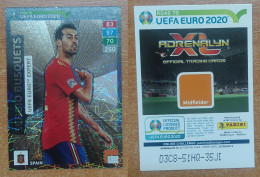 AC - SERGIO BUSQUETS  UEFA EURO 2020  UEFA EURO EXPERT  SPAIN  PANINI FIFA 365 2019 ADRENALYN TRADING CARD - Trading Cards