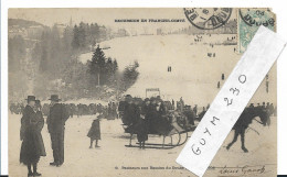 Patineurs Aux BASSINS Du DOUBS EN 1904 ( Pionnière) - Andere & Zonder Classificatie