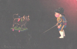 E.Colombo:Boy As Matador, Toy Bull, Ox, 1722/2, Pre 1923 - Colombo, E.