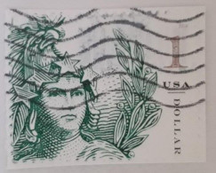 VEREINIGTE STAATEN ETATS UNIS USA 2018 STATUE OF FREEDOM $1.00 USED ON PAPER SN 5295 MI 5495 YT 5114 - Used Stamps